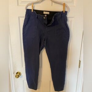 Blue ankle pants size 14